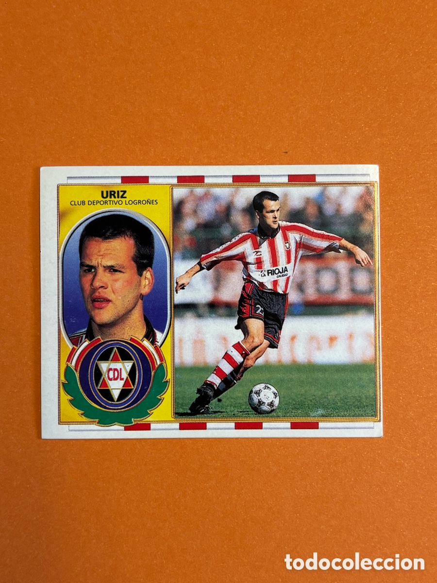 Figurine di Calcio: URIZ LOGRO&Ntilde;ES ESTE 1996 1997 CROMO FUTBOL LIGA 96 97 - SIN PEGAR