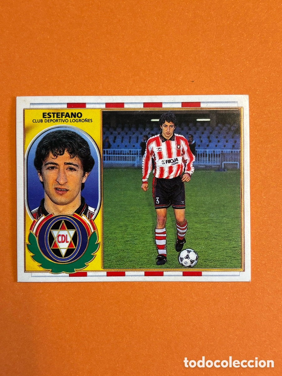 Figurine di Calcio: ESTEFANO LOGRO&Ntilde;ES LIGA ESTE 1996/97 96 97 NUEVO SIN PEGAR