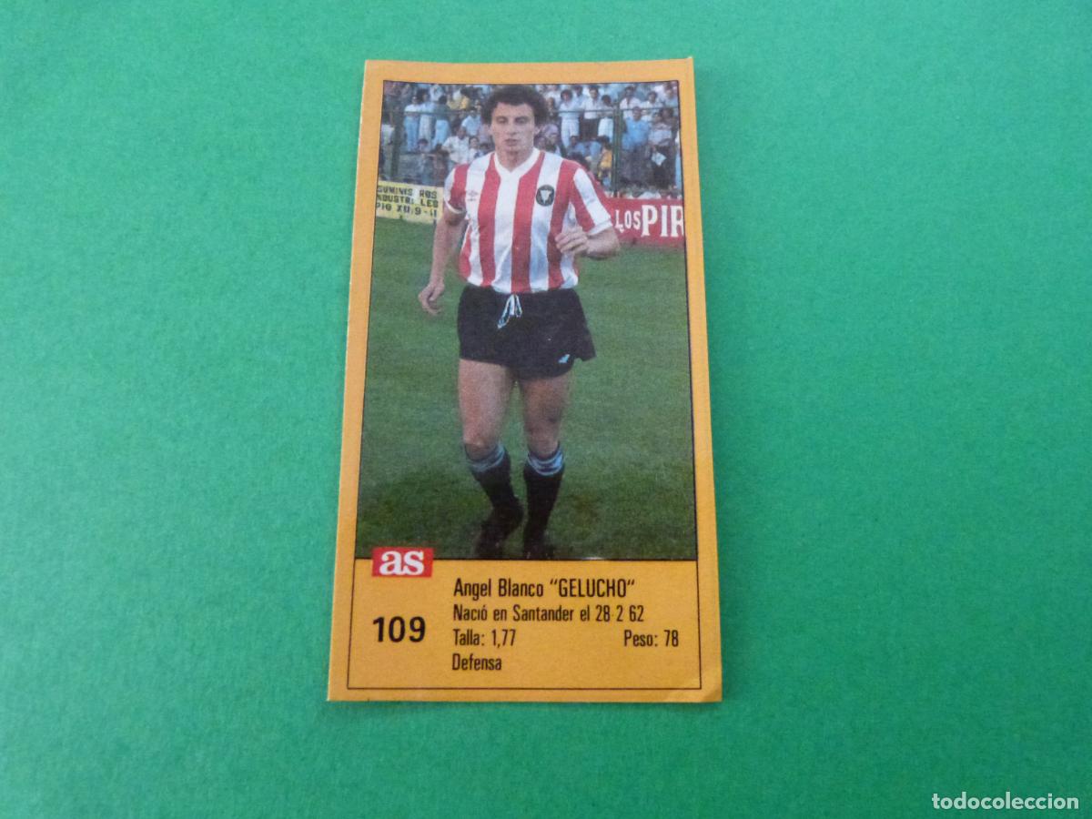 Cromos de F&uacute;tbol: CROMO FUTBOL GELUCHO C.D. LOGRO&Ntilde;ES RECORTADO N&ordm; 109 ASES DE LA LIGA 1987-1988/87-88 DIARIO AS