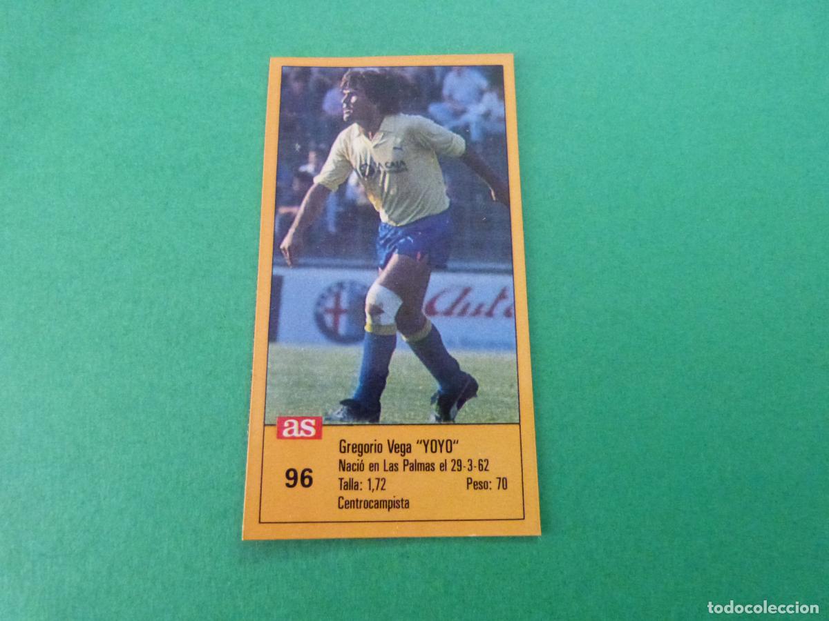 Cromos de F&uacute;tbol: CROMO FUTBOL YOYO U.D. LAS PALMAS RECORTADO N&ordm; 96 ASES DE LA LIGA 1987-1988/87-88 DIARIO AS