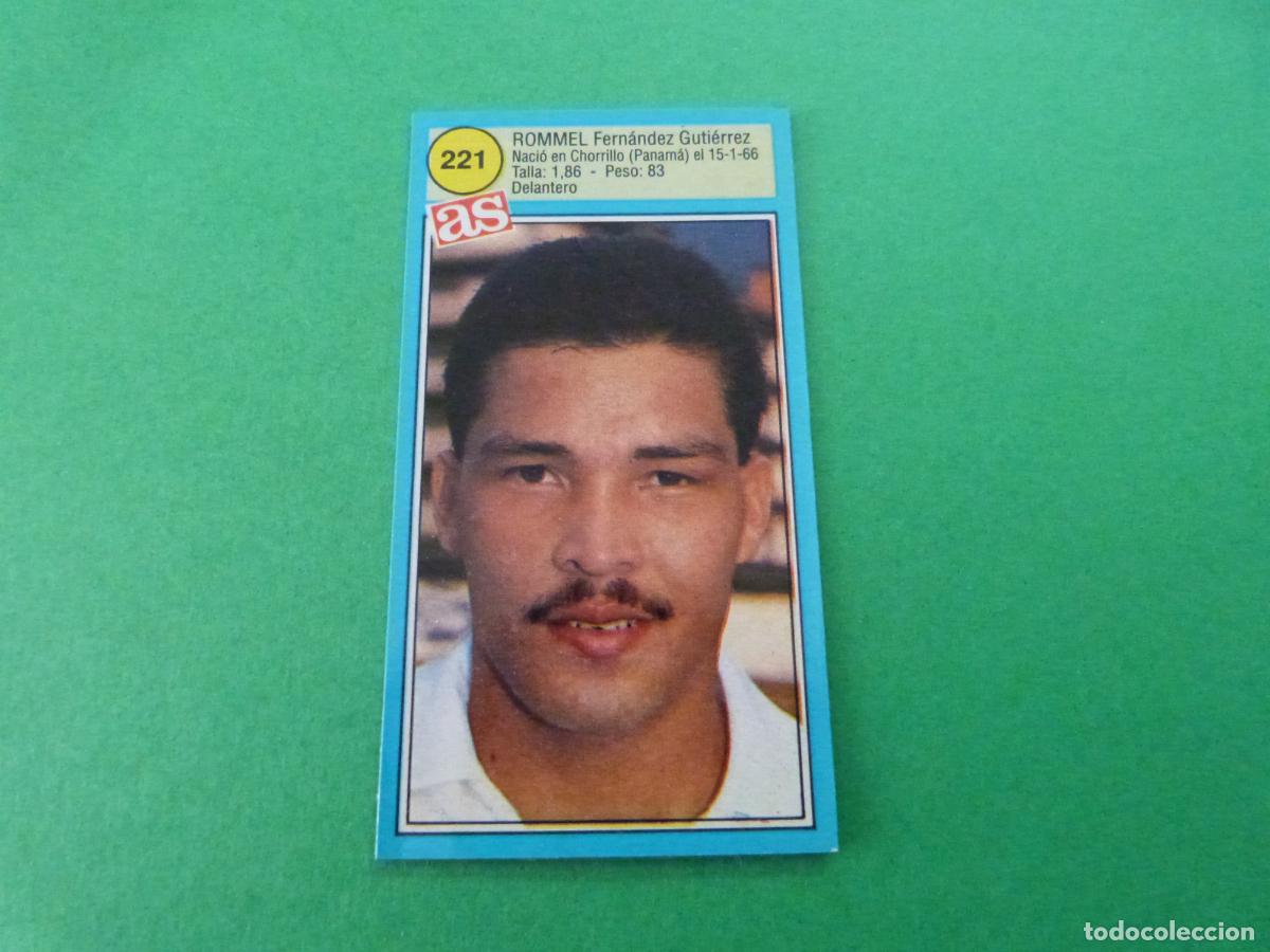 Figurine di Calcio: CROMO FUTBOL ROMMEL C.D. TENERIFE RECORTADO N&ordm; 221 ASES DE LA LIGA 1990-1991/90-91 DIARIO AS