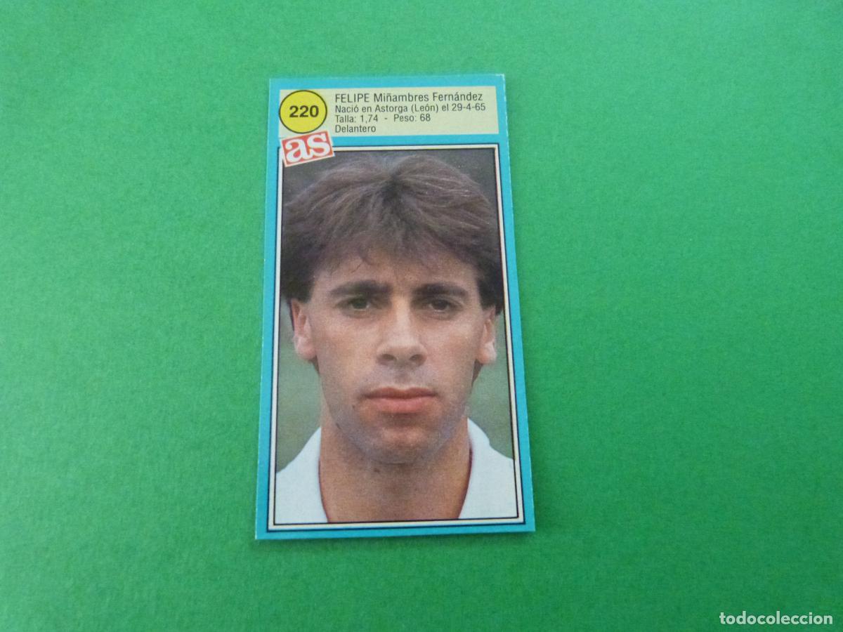 Figurine di Calcio: CROMO FUTBOL FELIPE C.D. TENERIFE RECORTADO N&ordm; 220 ASES DE LA LIGA 1990-1991/90-91 DIARIO AS