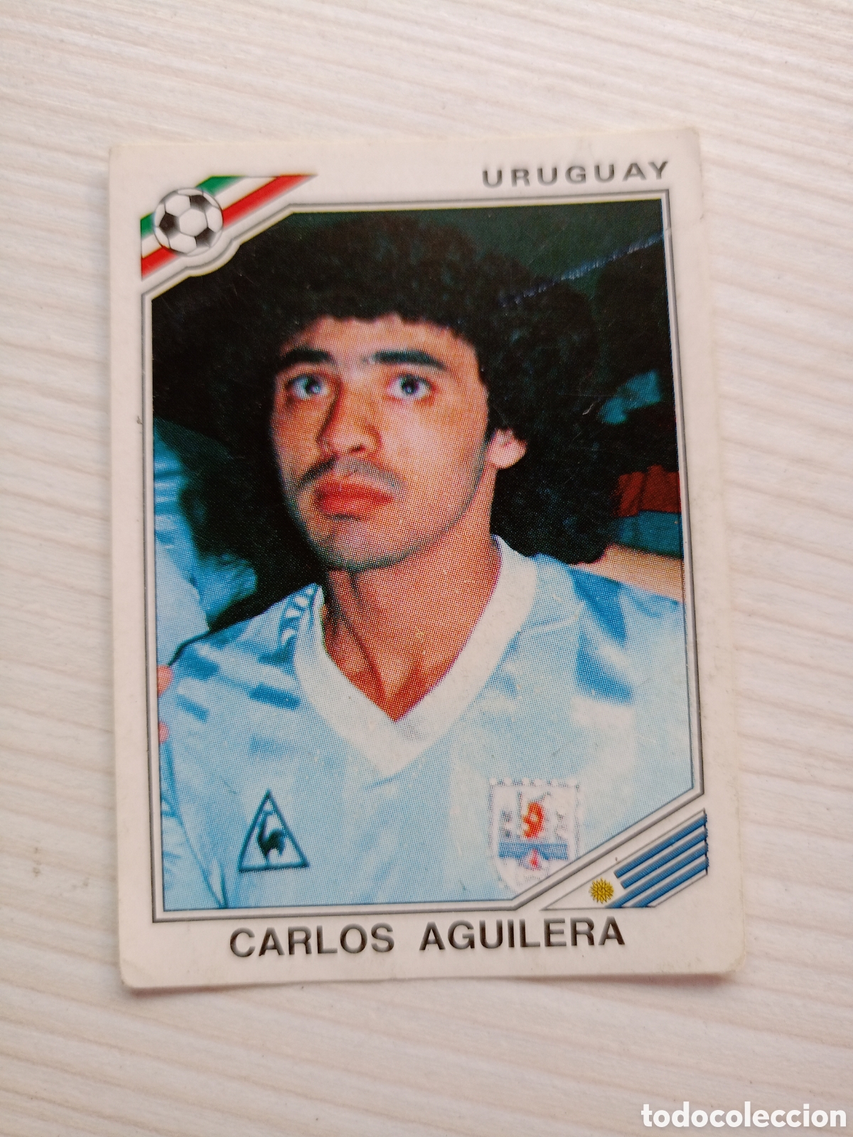 Figurine di Calcio: CARLOS AGUILERA URUGUAY 323 MUNDIAL MEXICO 1986 86 PANINI NUNCA PEGADO SIN PEGAR