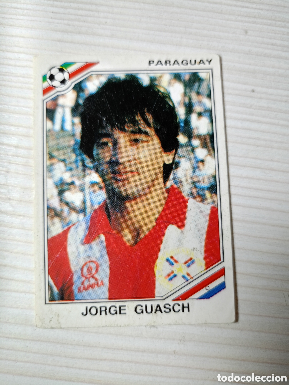 Cromos de F&uacute;tbol: PANINI - MEXICO 86 - 1986 - PARAGUAY - JORGE GUASCH 155 - NUNCA PEGADO