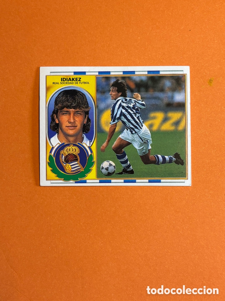 Cromos de F&uacute;tbol: IDIAKEZ REAL SOCIEDAD LIGA ESTE 1996/97 96 97 NUNCA PEGADO SIN PEGAR