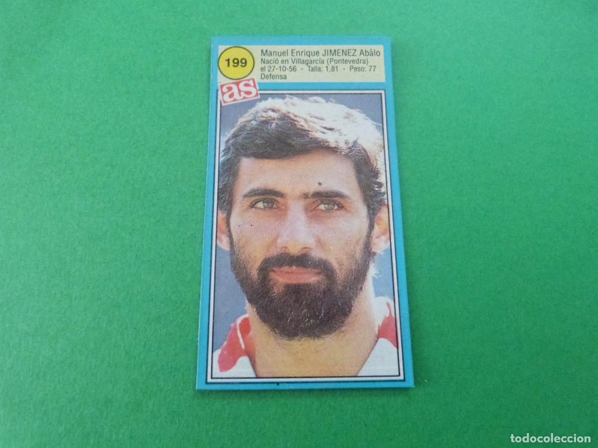 Cromos de F&uacute;tbol: CROMO FUTBOL JIMENEZ SPORTING DE GIJON RECORTADO N&ordm; 199 ASES DE LA LIGA 1990-1991/90-91 DIARIO AS