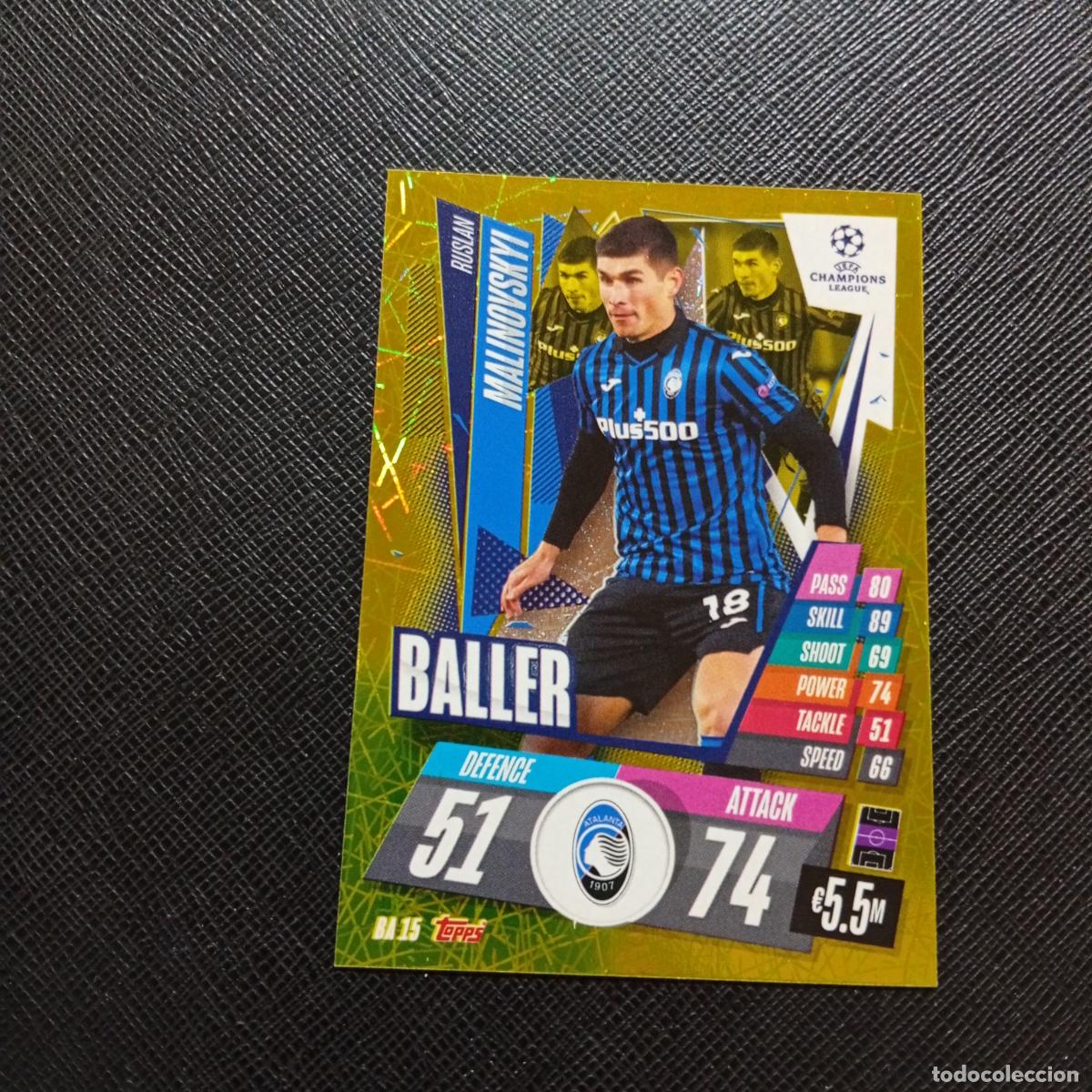 Cromos de F&uacute;tbol: MALINOVSKYI ATALANTA TOPPS MATCH ATTAX 2020 2021 CROMO 20 21 - (MD01/02-3) PG8 BALLER