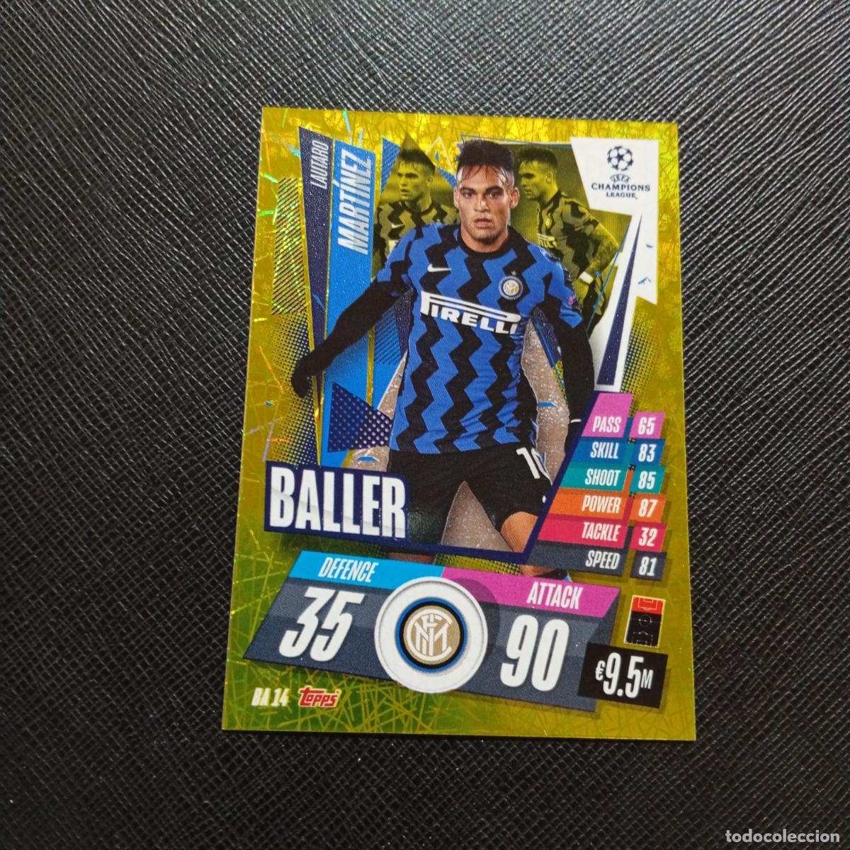 Cromos de F&uacute;tbol: MARTINEZ INTER MILAN TOPPS MATCH ATTAX 2020 2021 CROMO 20 21 - (MD01/02-3) PG8 BALLER