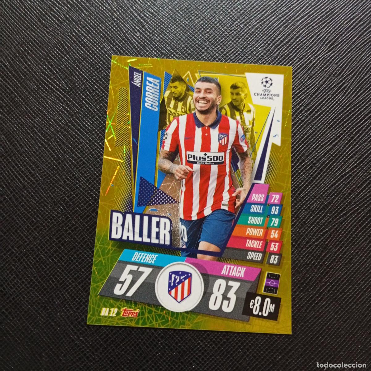 Cromos de F&uacute;tbol: CORREA AT MADRID TOPPS MATCH ATTAX 2020 2021 CROMO 20 21 - (MD01/02-3) PG8 BALLER