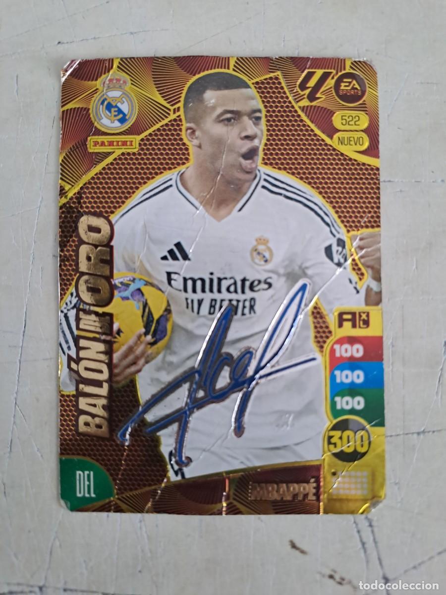 Cromos de F&uacute;tbol: Adrenalyn 2024-25, 522 bal&oacute;n de oro Mbappe