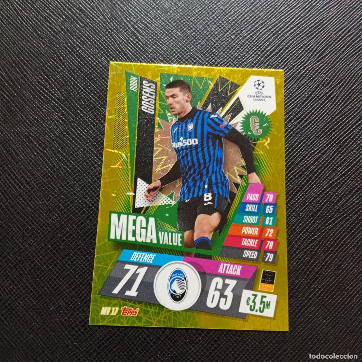 Cromos de F&uacute;tbol: GOSENS ATALANTA TOPPS MATCH ATTAX 2020 2021 CROMO 20 21 - (MD01/02-3) PG9 MEGA VALUE