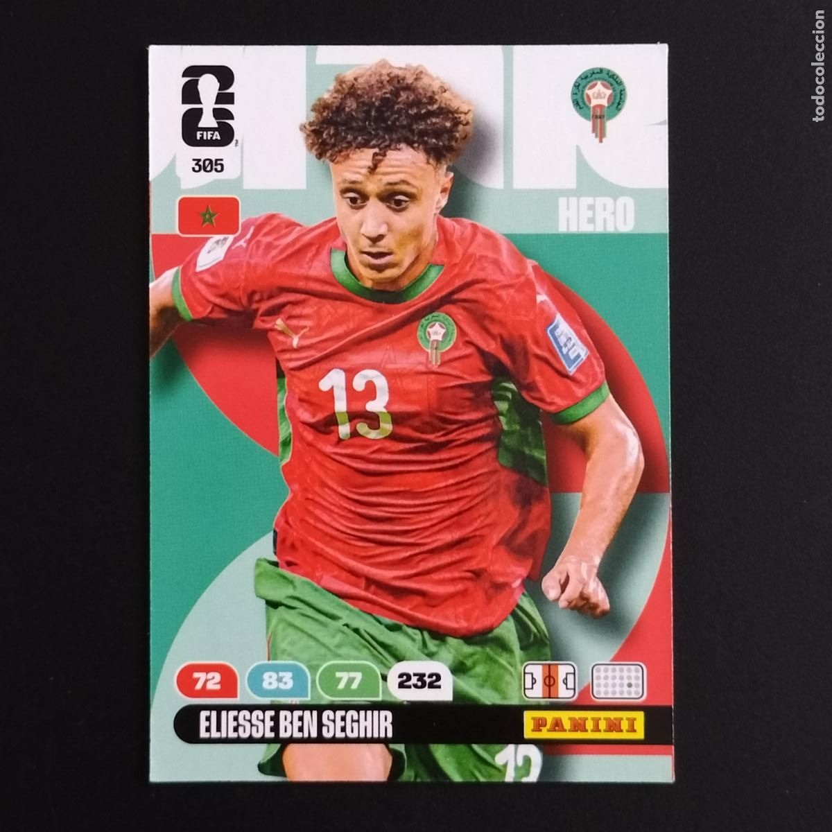 Cromos de F&uacute;tbol: 305 ELIESSE BEN SEGHIR MARRUECOS CROMOS ADRENALYN XL MUNDIAL 26 2026 FIFA WORLD CUP PANINI
