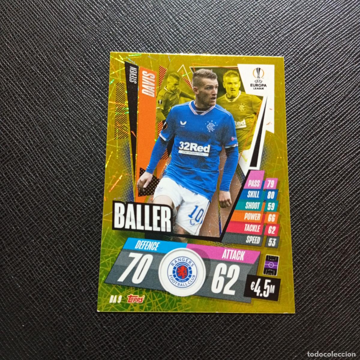 Cromos de F&uacute;tbol: DAVIS RANGERS TOPPS MATCH ATTAX 2020 2021 CROMO 20 21 - (MD01/02-3) PG12 BALLER