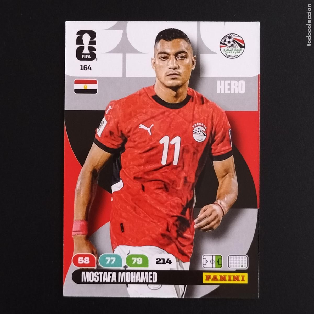Cromos de F&uacute;tbol: 164 MOSTAFA MOHAMED EGIPTO CROMOS ADRENALYN XL MUNDIAL 26 2026 FIFA WORLD CUP PANINI