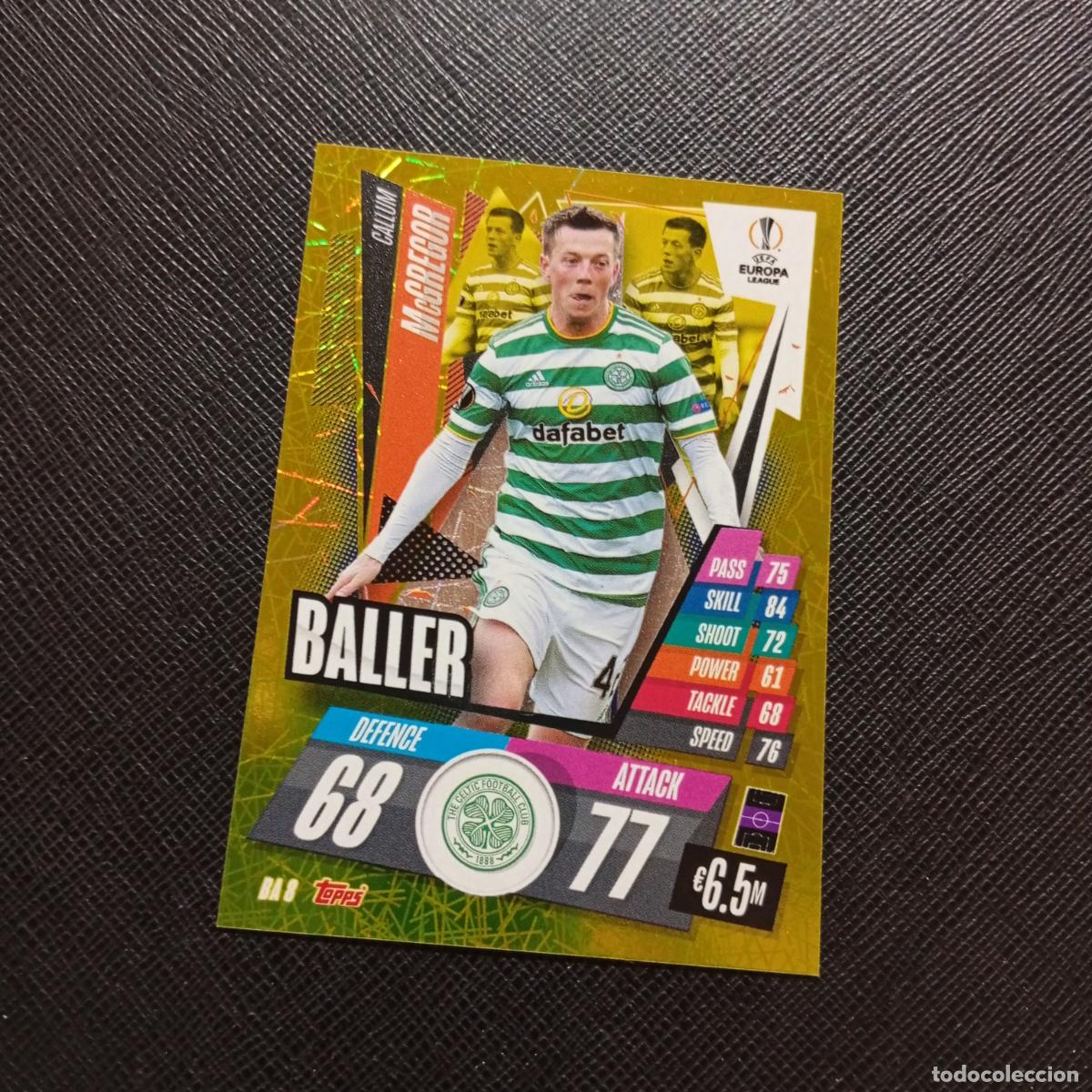 Cromos de F&uacute;tbol: McGREGOR CELTIC TOPPS MATCH ATTAX 2020 2021 CROMO 20 21 - (MD01/02-3) PG12 BALLER