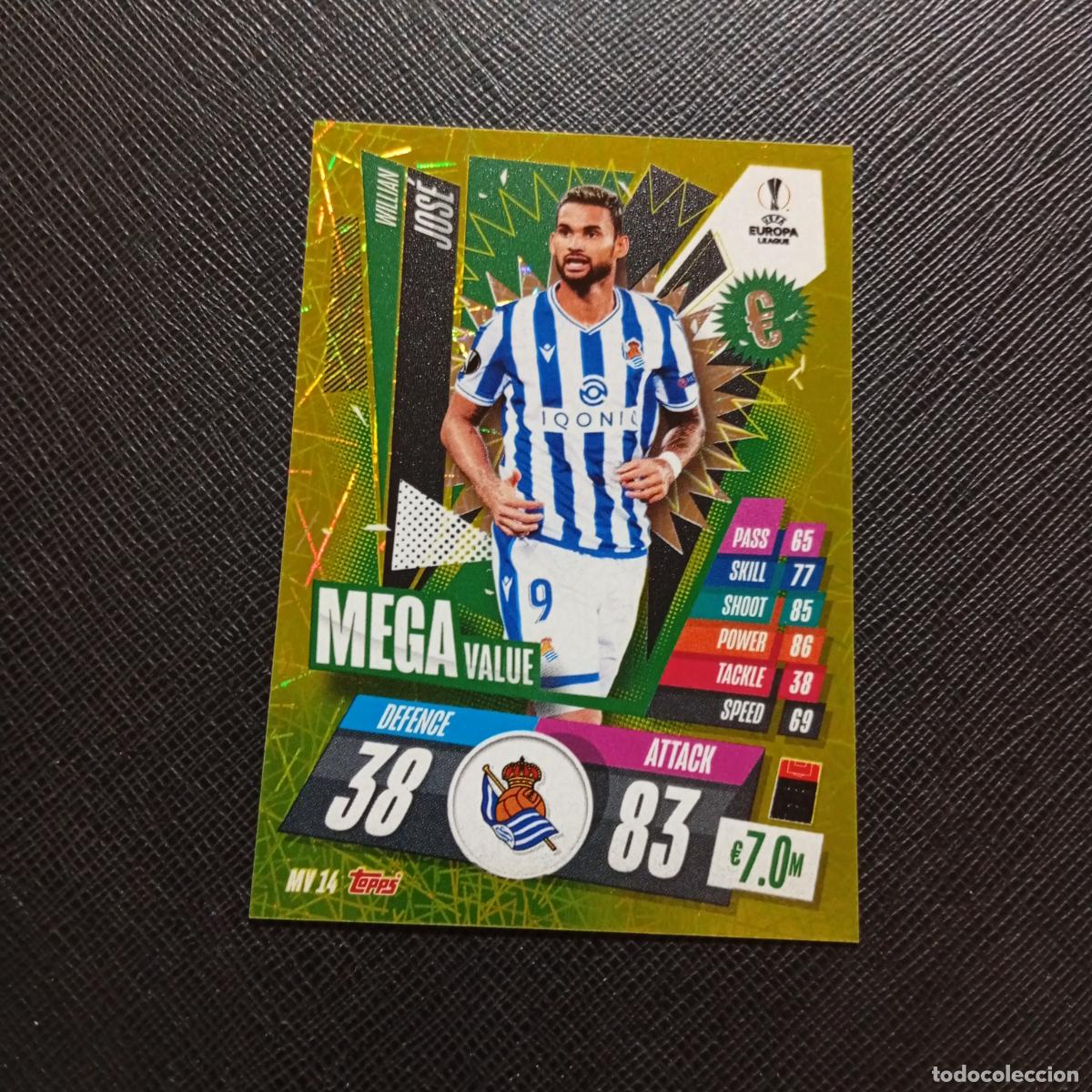 Cromos de F&uacute;tbol: WILLIAN JOSE REAL SOCIEDAD TOPPS MATCH ATTAX 2020 2021 CROMO 20 21 - (MD01/02-3) PG13 MEGA VALUE
