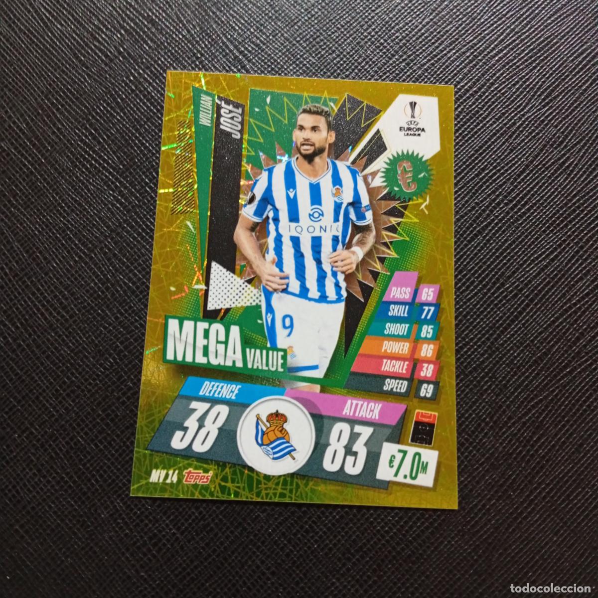 Cartes &agrave; collectionner de Football: WILLIAN JOSE REAL SOCIEDAD TOPPS MATCH ATTAX 2020 2021 CROMO 20 21 - (MD01/02-3) PG13 MEGA VALUE B