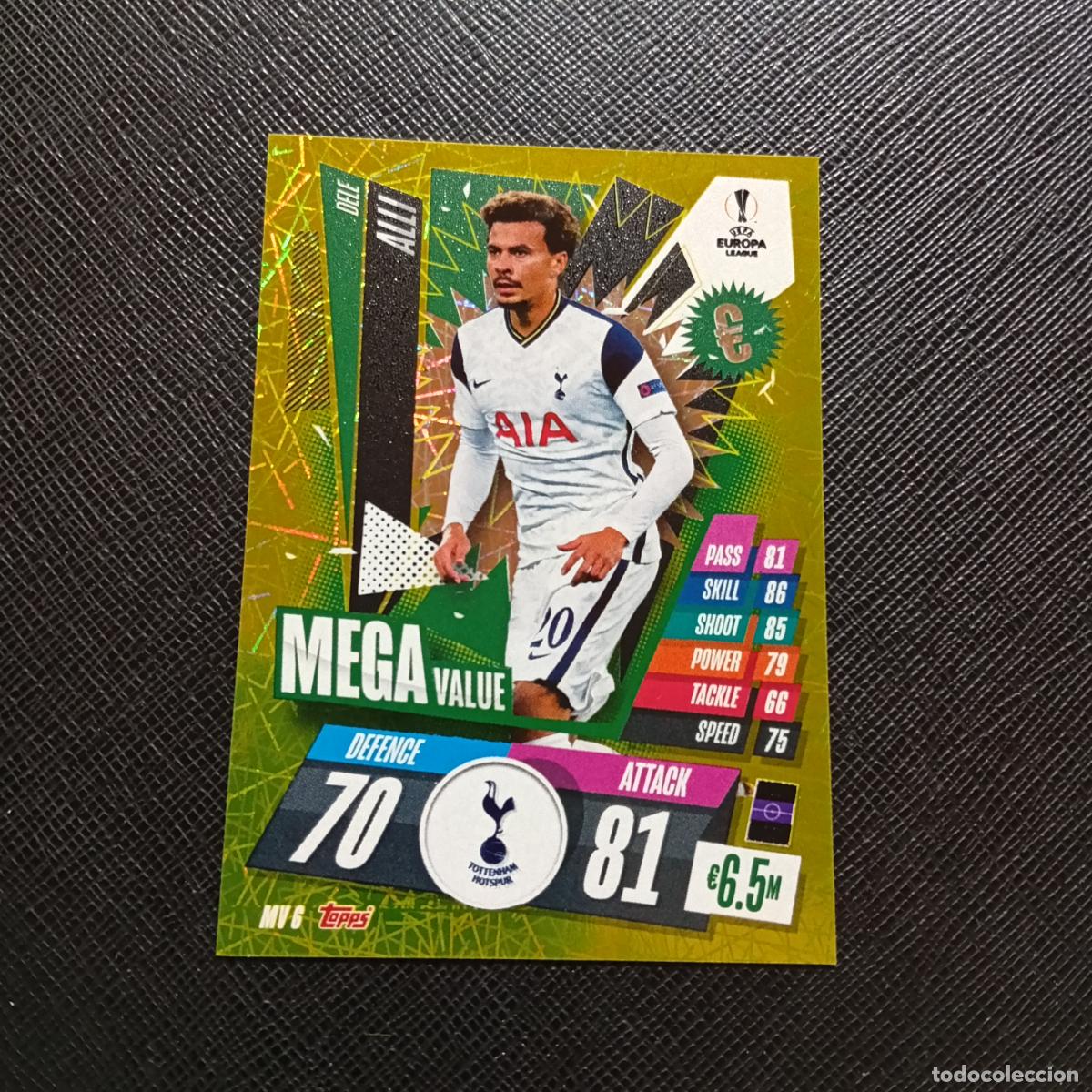 Cromos de F&uacute;tbol: DELE ALLI TOTTENHAM TOPPS MATCH ATTAX 2020 2021 CROMO 20 21 - (MD01/02-3) PG14 MEGA VALUE