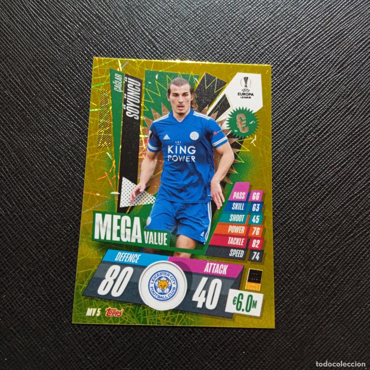 Cromos de F&uacute;tbol: SOYUNCU LEICESTER TOPPS MATCH ATTAX 2020 2021 CROMO 20 21 - (MD01/02-3) PG14 MEGA VALUE