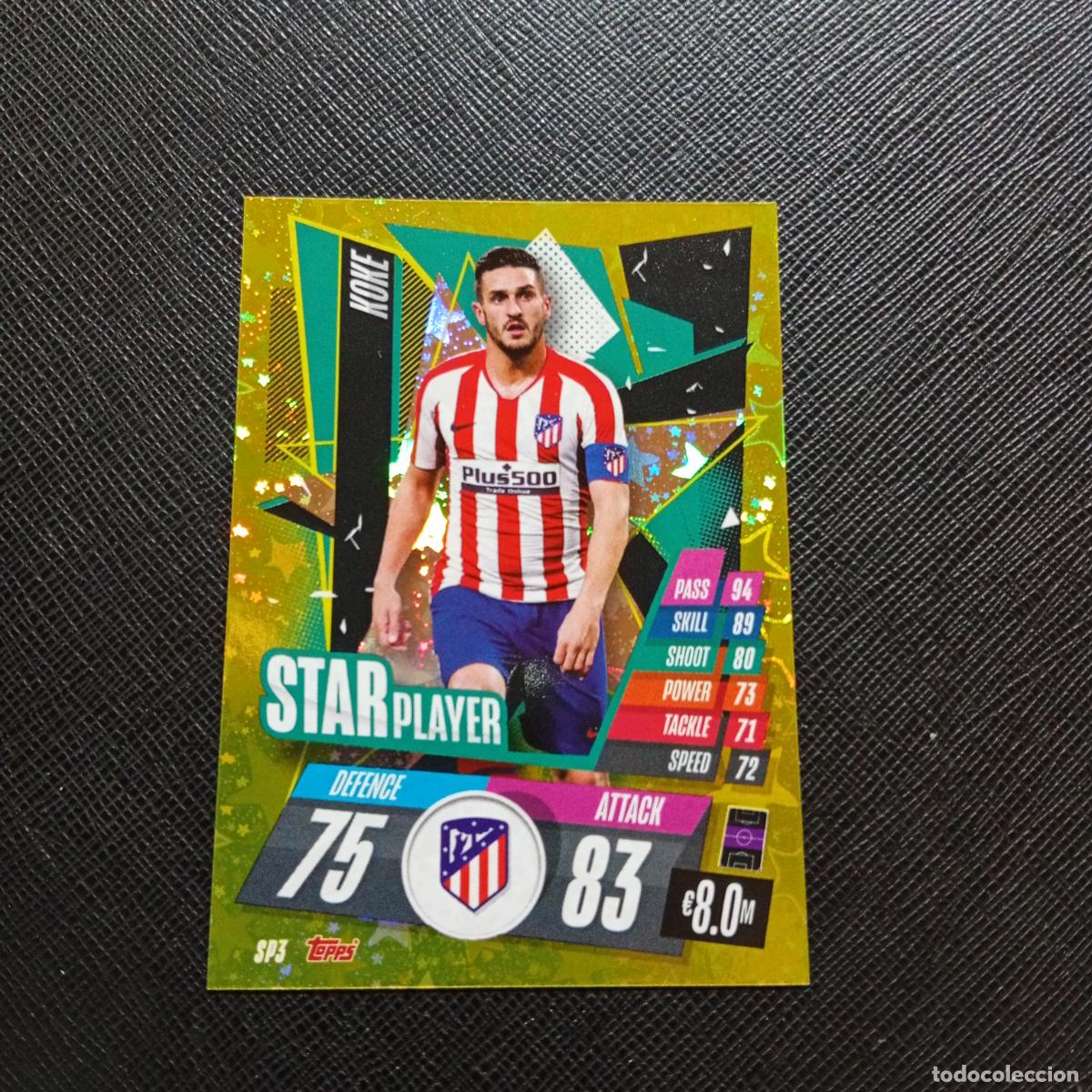 Cromos de F&uacute;tbol: KOKE AT MADRID TOPPS MATCH ATTAX 2020 2021 CROMO 20 21 - (MD01/02-3) PG14 STAR PLAYER