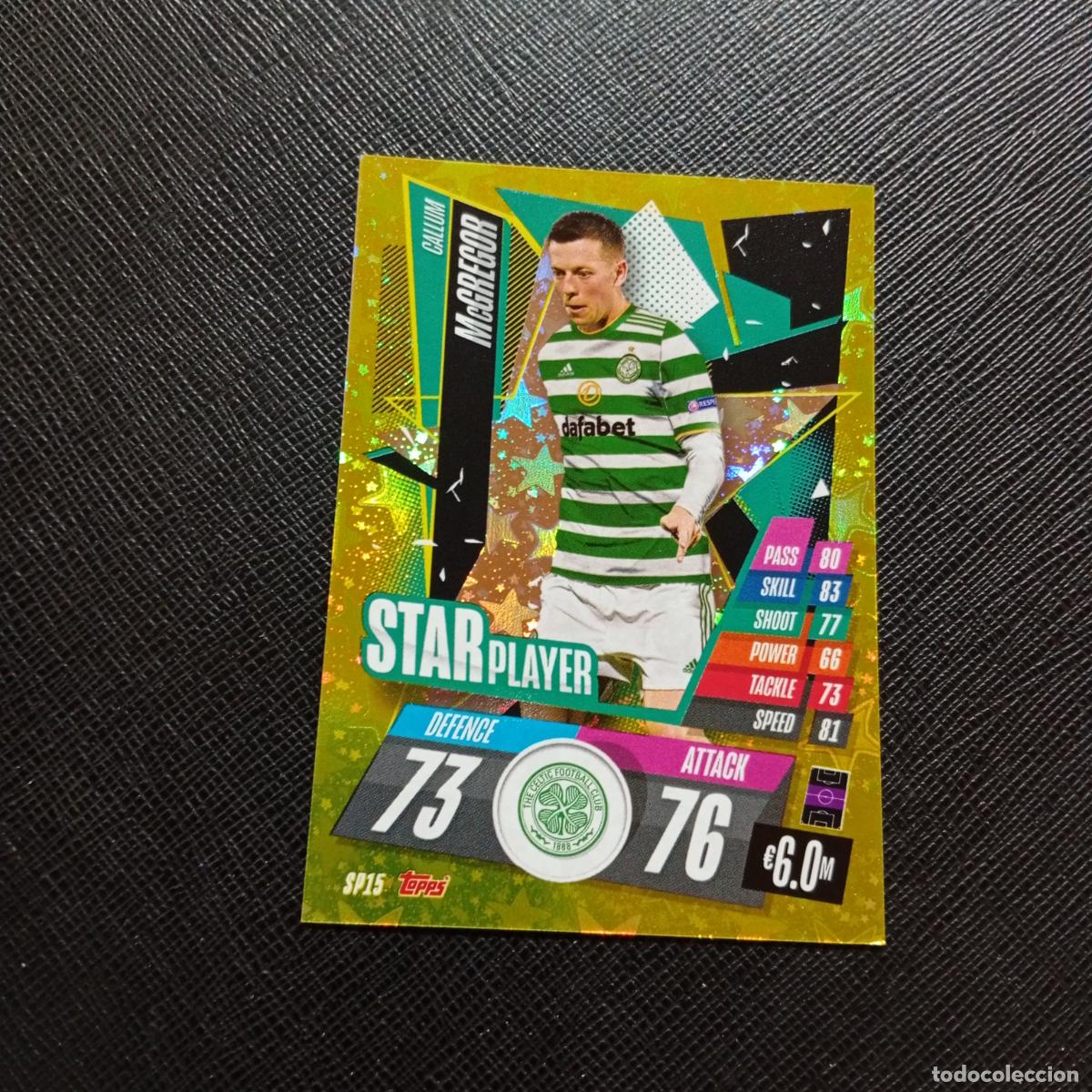 Cromos de F&uacute;tbol: McGREGOR CELTIC TOPPS MATCH ATTAX 2020 2021 CROMO 20 21 - (MD01/02-3) PG15 STAR PLAYER