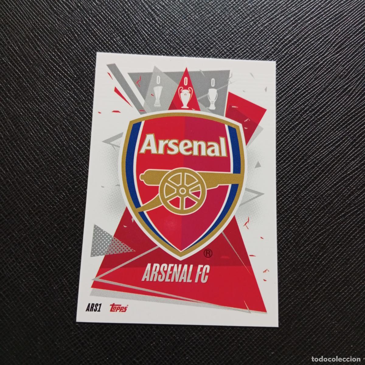 Fu&szlig;ball-Sticker: ESCUDO ARSENAL TOPPS MATCH ATTAX 2020 2021 CROMO 20 21 - (MD01/02-3) PG16