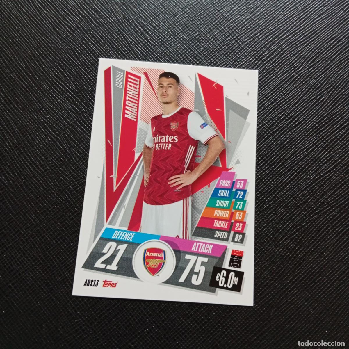 Cromos de F&uacute;tbol: MARTINELLI ARSENAL TOPPS MATCH ATTAX 2020 2021 CROMO 20 21 - (MD01/02-3) PG17