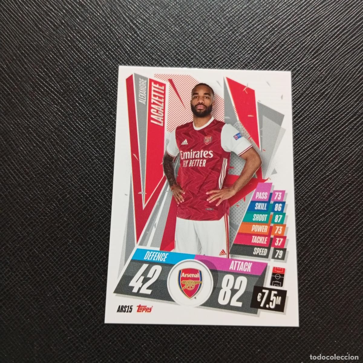 Cromos de F&uacute;tbol: LACAZETTE ARSENAL TOPPS MATCH ATTAX 2020 2021 CROMO 20 21 - (MD01/02-3) PG17