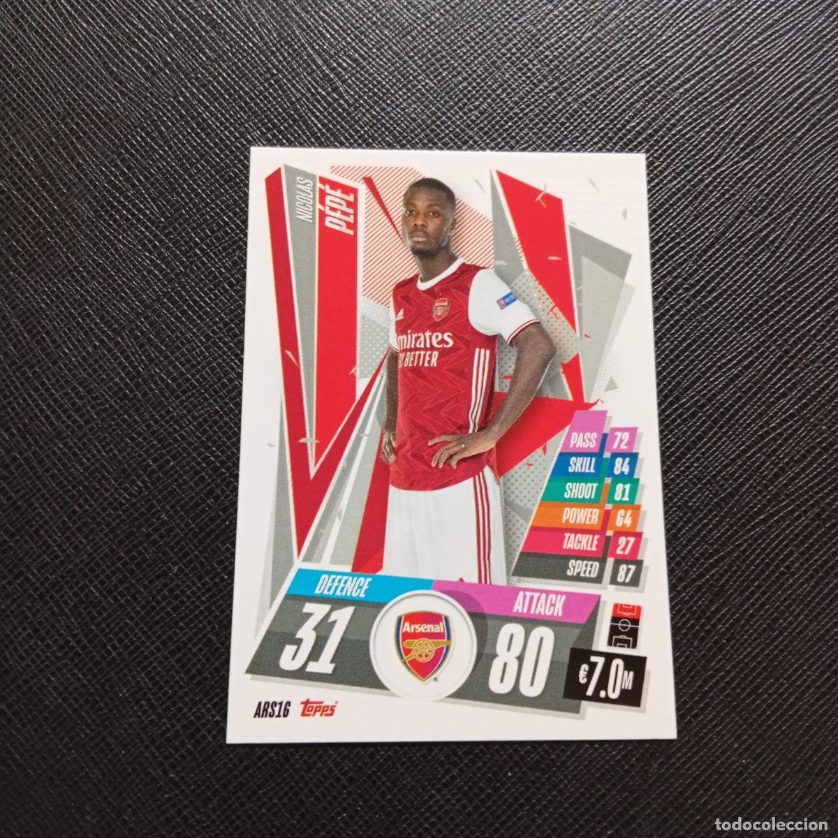 Cromos de F&uacute;tbol: PEPE ARSENAL TOPPS MATCH ATTAX 2020 2021 CROMO 20 21 - (MD01/02-3) PG17