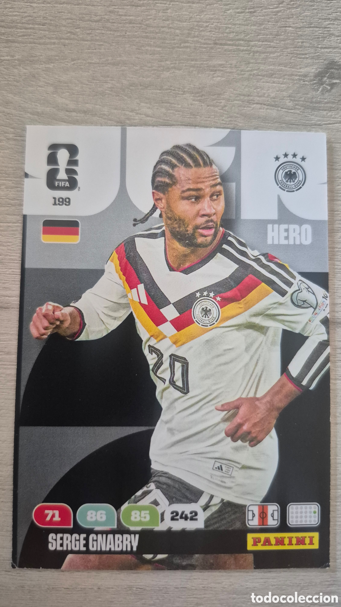 Cromos de F&uacute;tbol: N&deg;199 Alemania Serge Gnabry Adrenalyn FIFA World Cup 2026
