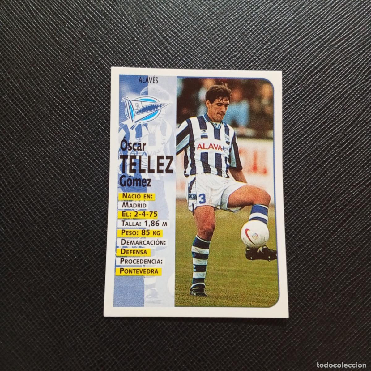 Cromos de F&uacute;tbol: 318 TELLEZ ALAVES PANINI 1998 1999 CROMO FUTBOL LIGA 98 99 - SIN PEGAR - A111 PG64