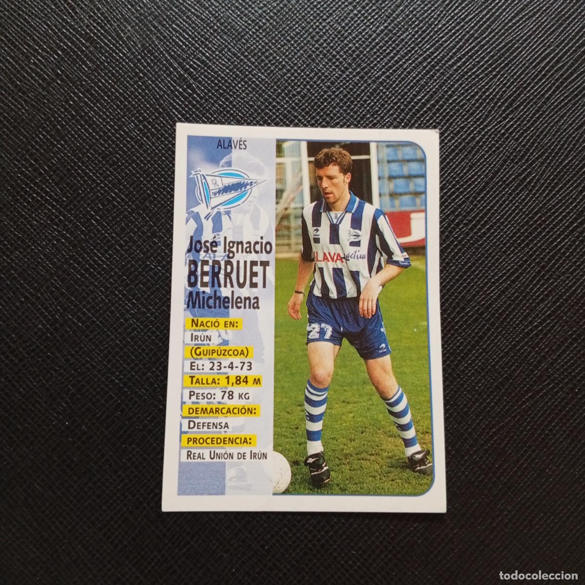 Cromos de F&uacute;tbol: 315 BERRUET ALAVES PANINI 1998 1999 CROMO FUTBOL LIGA 98 99 - SIN PEGAR - A111 PG136