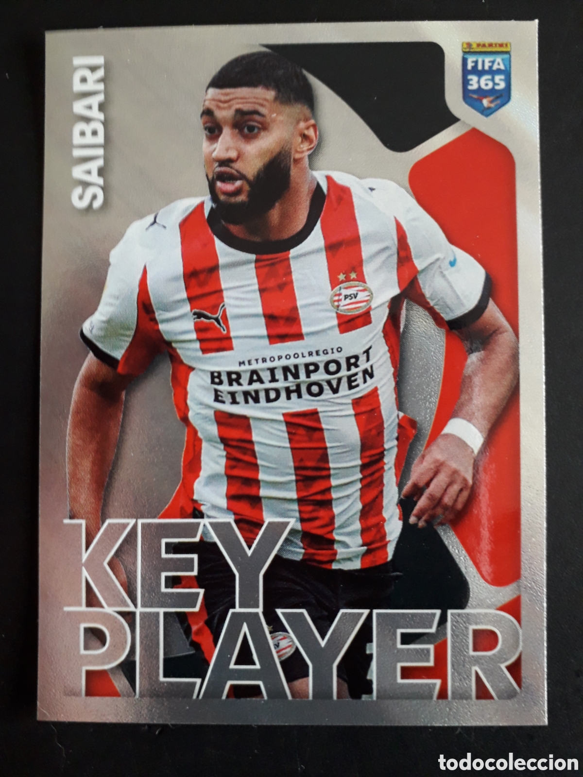 Cromos de F&uacute;tbol: SAIBARI PSV EINDHOVEN, N&deg; 345 FIFA 365 PANINI STICKER 2026 PEDIDO M&Iacute;NIMO 3&euro;
