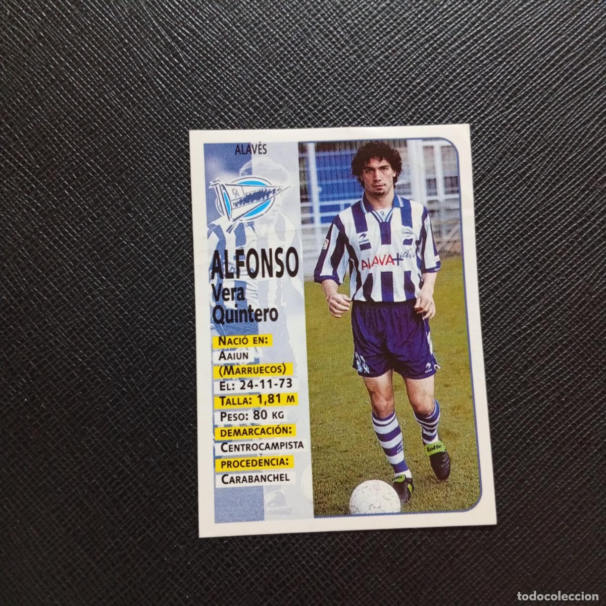 Cartes &agrave; collectionner de Football: 321 ALFONSO ALAVES PANINI 1998 1999 CROMO FUTBOL LIGA 98 99 - SIN PEGAR - A111 PG163