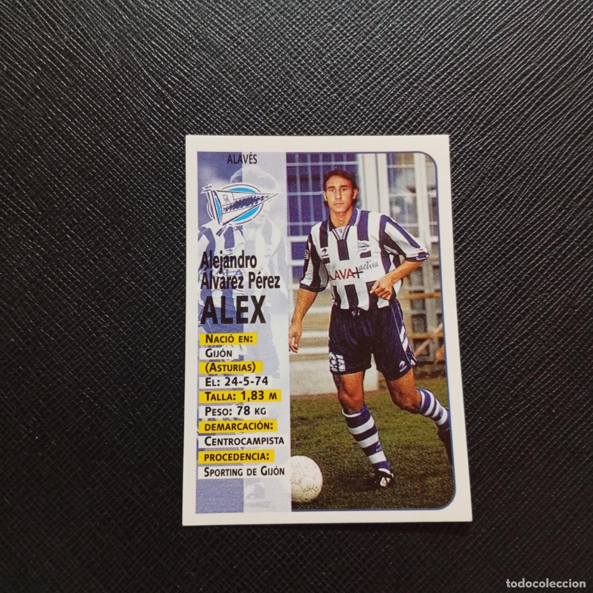 Cartes &agrave; collectionner de Football: 318 ALEX ALAVES PANINI 1998 1999 CROMO FUTBOL LIGA 98 99 - SIN PEGAR - A111 PG163