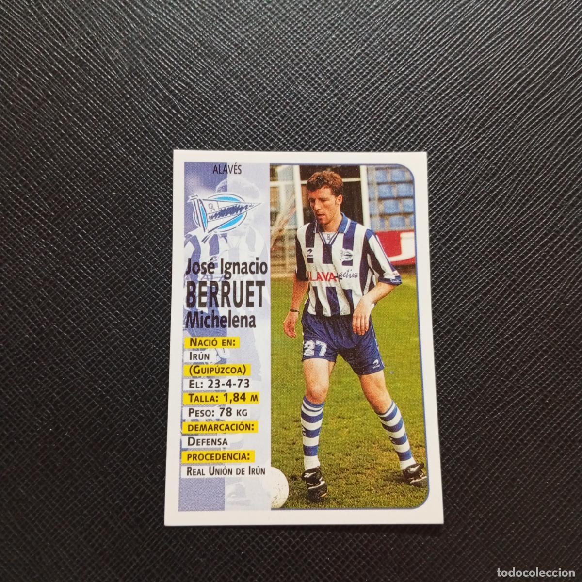 Cromos de F&uacute;tbol: 315 BERRUET ALAVES PANINI 1998 1999 CROMO FUTBOL LIGA 98 99 - SIN PEGAR - A111 PG163