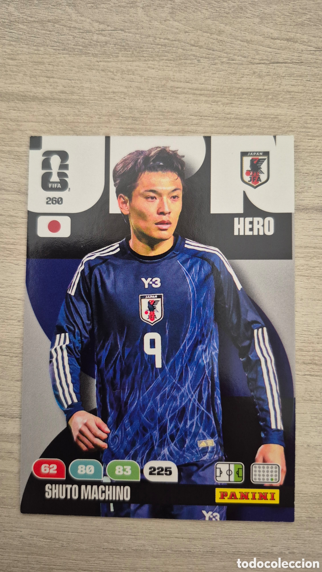 Cromos de F&uacute;tbol: N&deg;260 Jap&oacute;n Shuto Machino Adrenalyn FIFA World Cup 2026