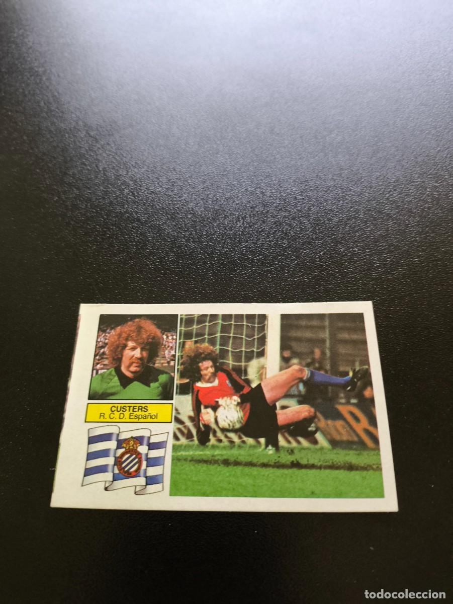 Figurine di Calcio: CUSTERS BAJA ESPA&Ntilde;OL ESPANYOL DESPEGADO LIGA EDICIONES ESTE 1982 1983 82 83 NO PANINI