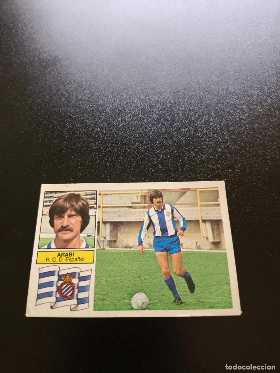 Fu&szlig;ball-Sticker: ARABI COLOCA ESPA&Ntilde;OL ESPANYOL DESPEGADO LIGA EDICIONES ESTE 1982 1983 82 83 NO PANINI