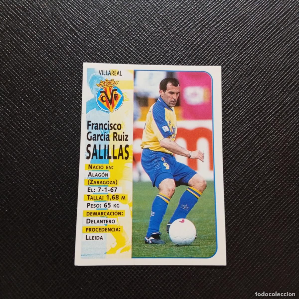 Fu&szlig;ball-Sticker: 385 SALILLAS VILLARREAL PANINI 1998 1999 CROMO FUTBOL LIGA 98 99 - SIN PEGAR - A111 PG190