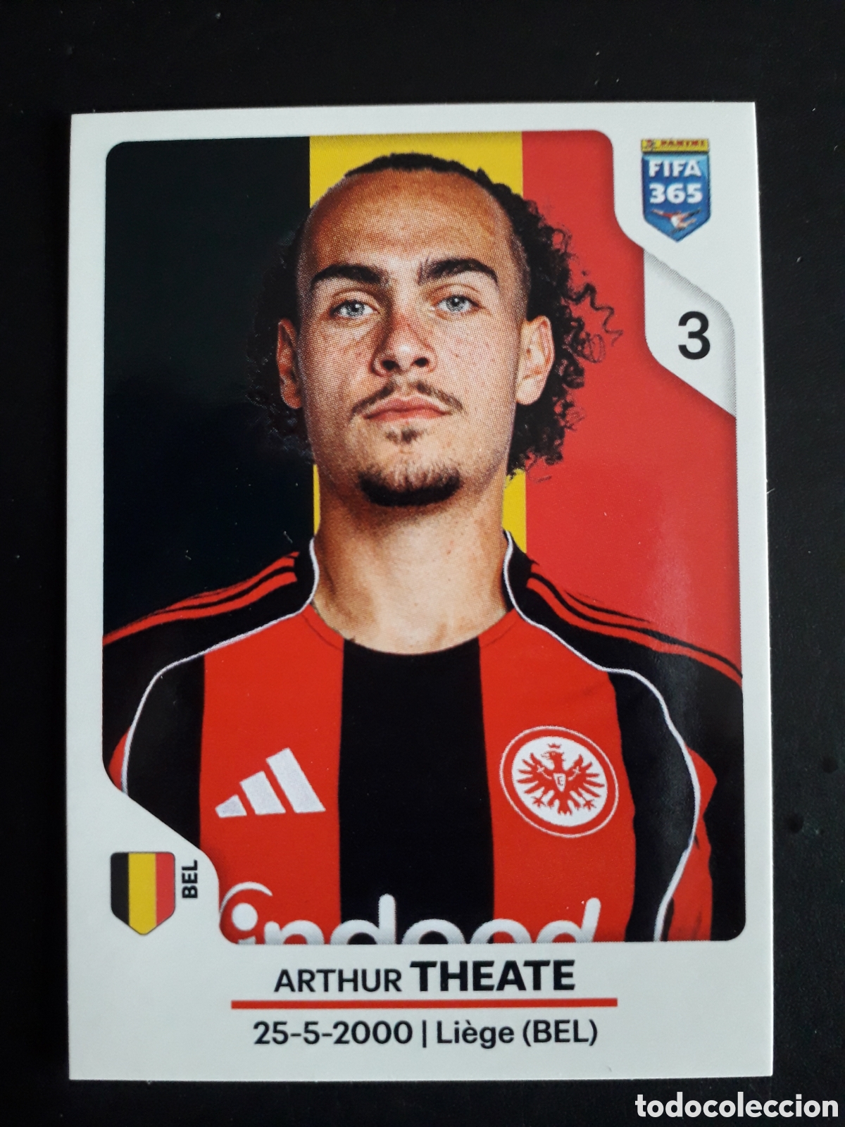 Fu&szlig;ball-Sticker: THEATE EINTRACHT FRANKFURT, N&deg; 191 FIFA 365 PANINI STICKER 2026 PEDIDO M&Iacute;NIMO 3&euro;