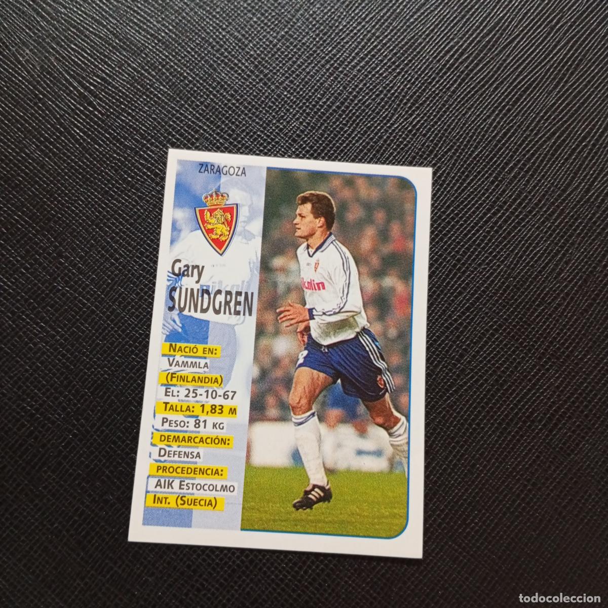 Fu&szlig;ball-Sticker: 242 SUNDGREN ZARAGOZA PANINI 1998 1999 CROMO FUTBOL LIGA 98 99 - SIN PEGAR - A111 PG208