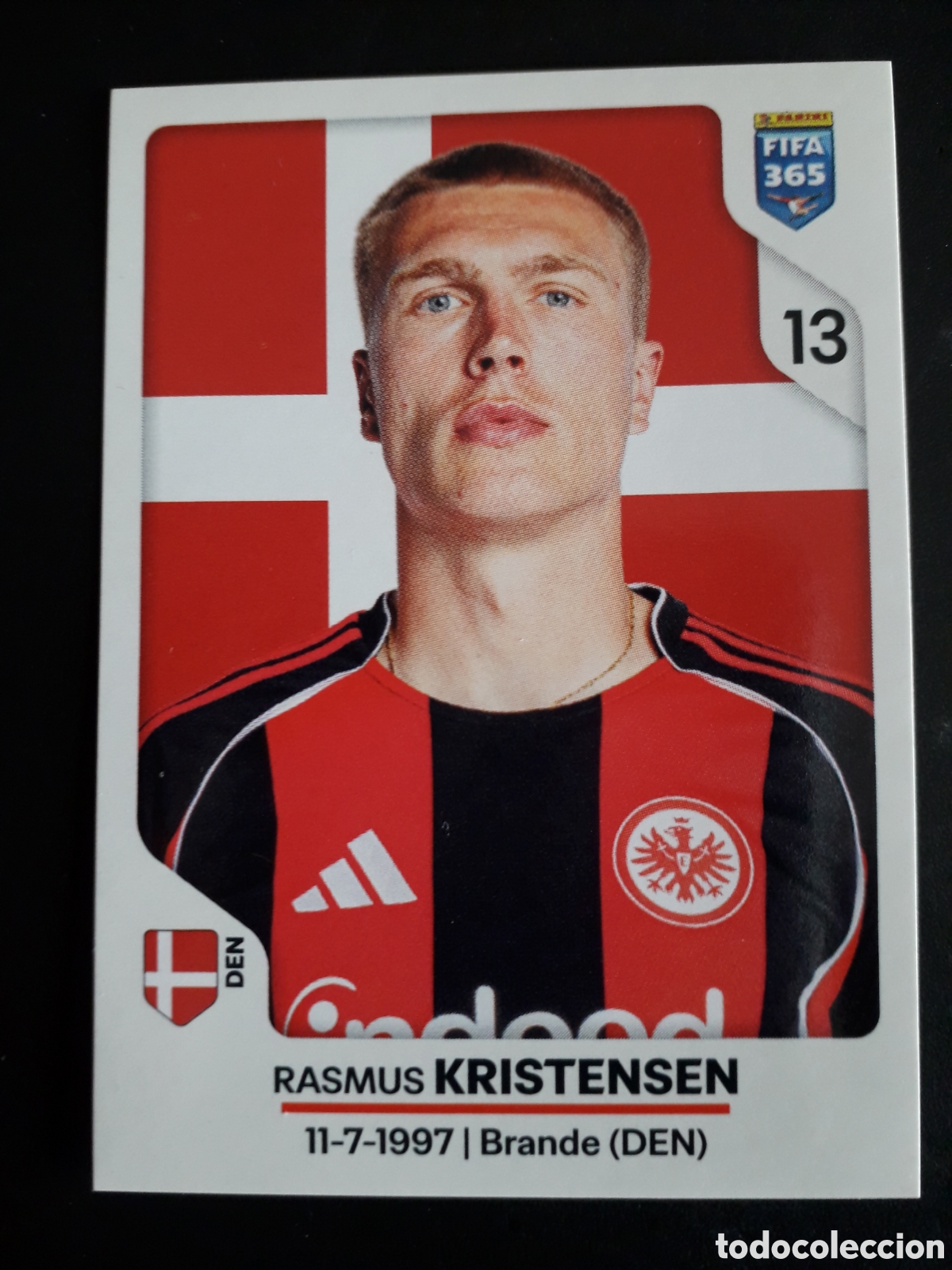 Football Stickers: KRISTENSEN EINTRACHT FRANKFURT, N&deg; 193 FIFA 365 PANINI STICKER 2026 PEDIDO M&Iacute;NIMO 3&euro;