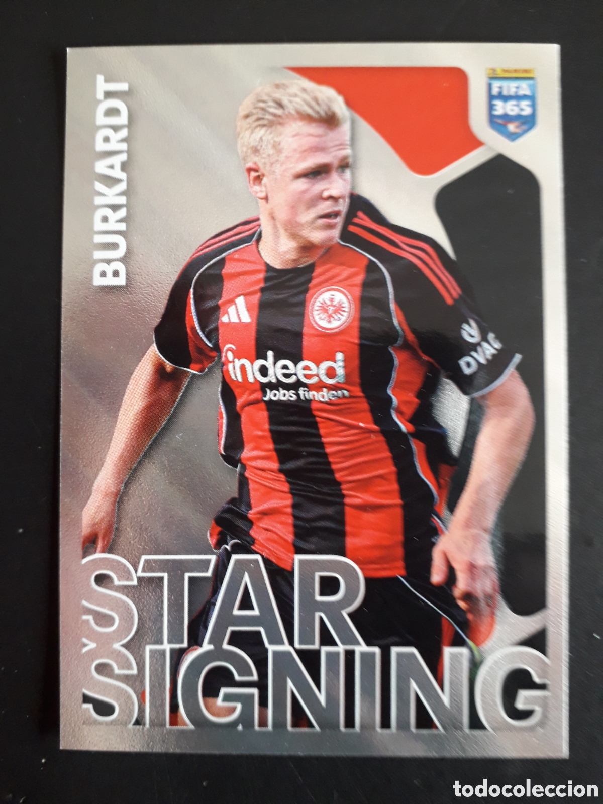 Fu&szlig;ball-Sticker: BURKARDT EINTRACHT FRANKFURT, N&deg; 202 FIFA 365 PANINI STICKER 2026 PEDIDO M&Iacute;NIMO 3&euro;