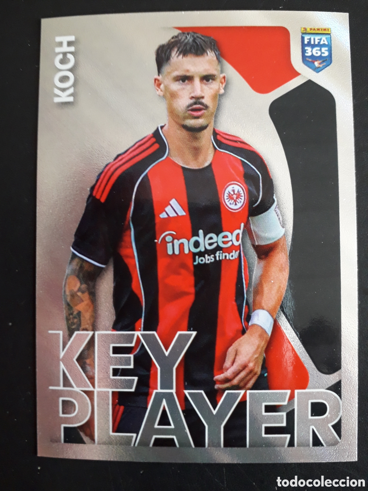 Cartes &agrave; collectionner de Football: KOCH EINTRACHT FRANKFURT, N&deg; 201 FIFA 365 PANINI STICKER 2026 PEDIDO M&Iacute;NIMO 3&euro;