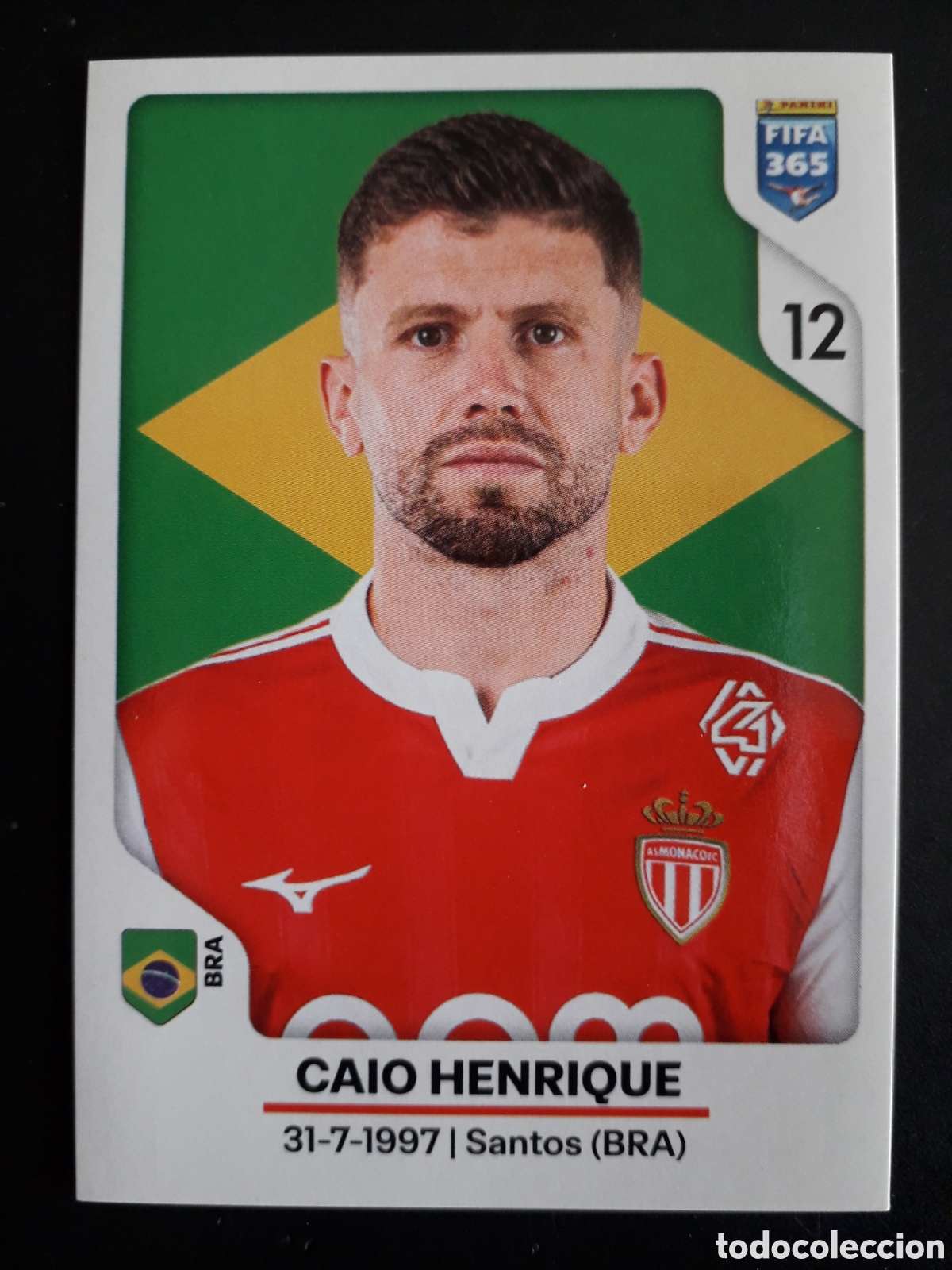 Cromos de F&uacute;tbol: CAIO HENRIQUE M&Oacute;NACO N&deg; 104 FIFA 365 PANINI STICKER 2026 PEDIDO M&Iacute;NIMO 3&euro;