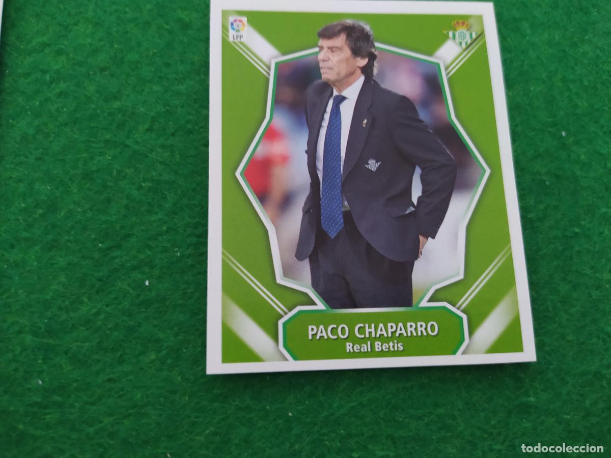 Cromos de F&uacute;tbol: Liga este 2008 2009 08 09 nuevo sin pegar - REAL BETIS - ENTRENADOR PACO CHAPARRO