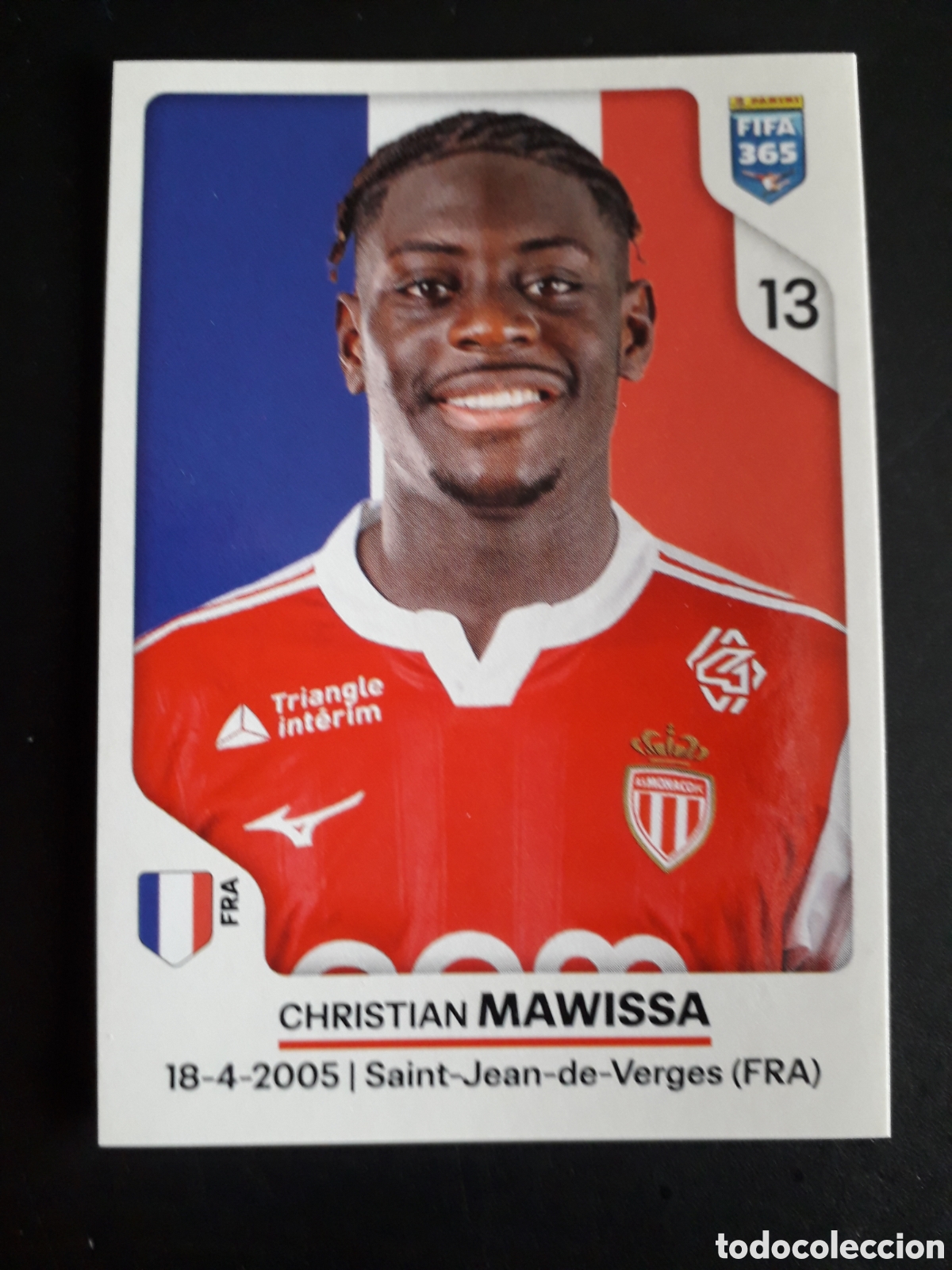 Cromos de F&uacute;tbol: MAWISSA M&Oacute;NACO N&deg; 101 FIFA 365 PANINI STICKER 2026 PEDIDO M&Iacute;NIMO 3&euro;.