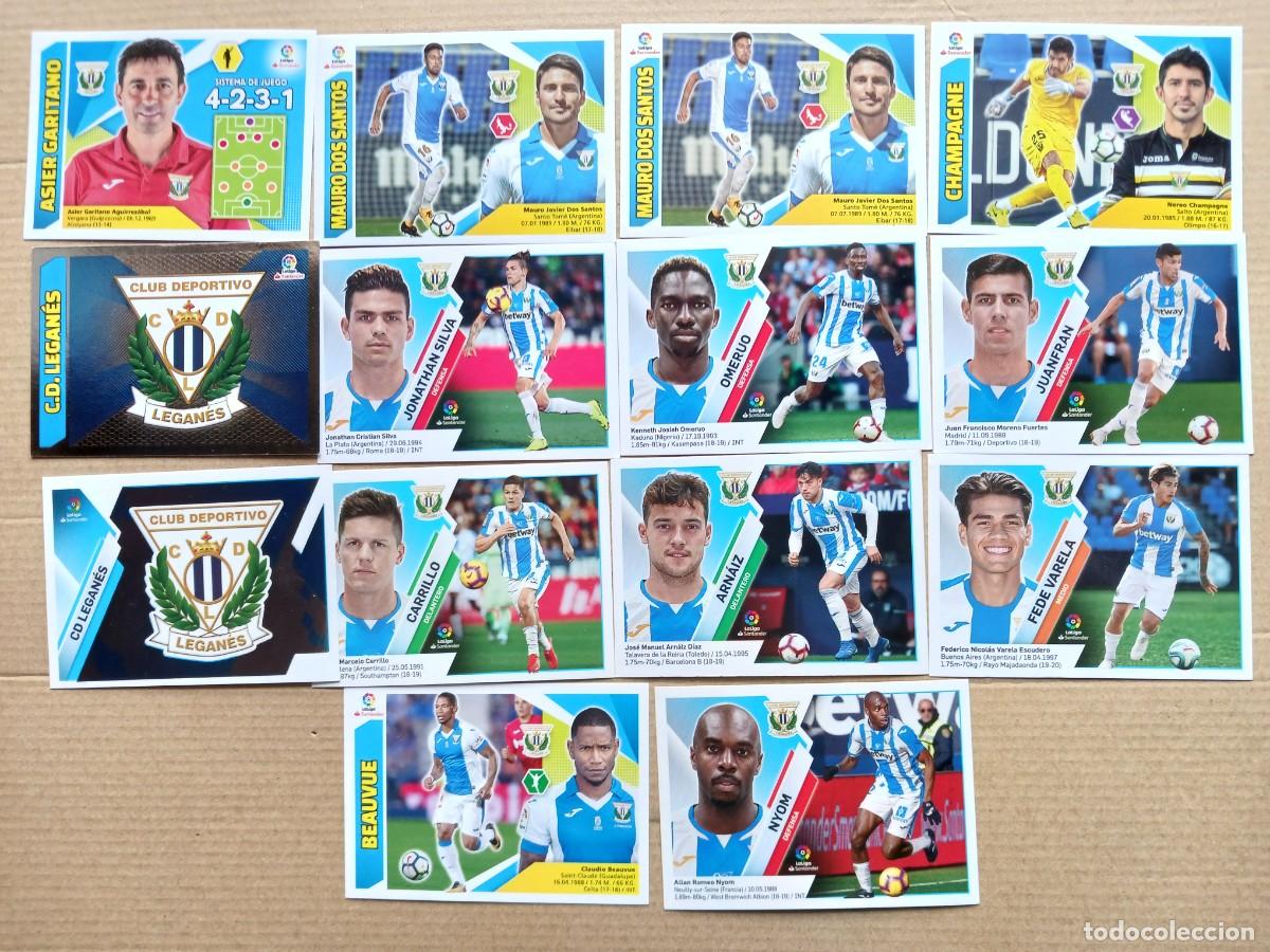 Cromos de Futebol: CD LEGANES LOTE 14 CROMOS 1 REPE ESTE 2017 2018 2019 2020 NYOM ARNAIZ LOGO ESCUDO .. CARD CARTA L124