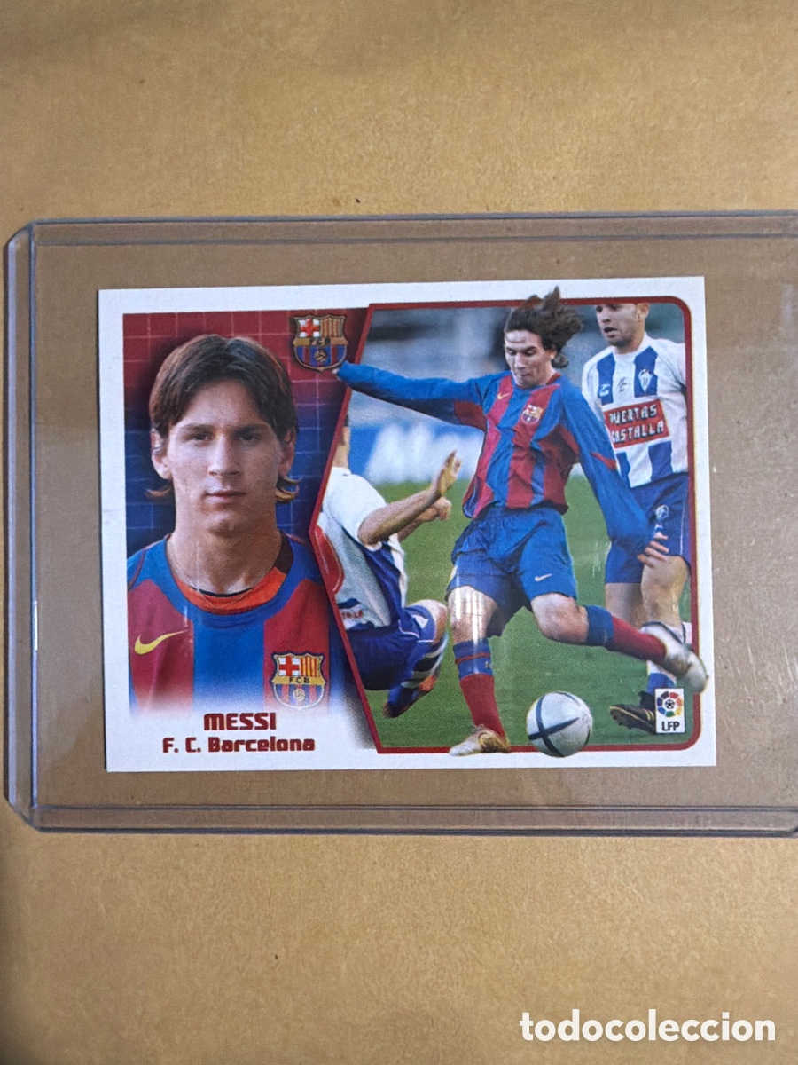 Fu&szlig;ball-Sticker: Cromo Messi Liga 2005-2006